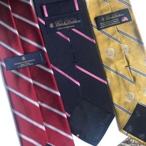 3 Brooks Brothers ties, silk - like new